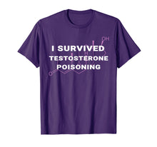 Ladda upp bild till gallerivisning, Funny shirts V-neck Tank top Hoodie sweatshirt usa uk au ca gifts for I Survived Testosterone Poisoning LGBTQ Trans Pride Shirt 2138996