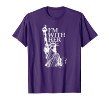 Ladda upp bild till gallerivisning, I'm With Her Statue of Lady Liberty Patriotic 4th of July T-Shirt 987549