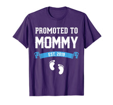 Ladda upp bild till gallerivisning, Funny shirts V-neck Tank top Hoodie sweatshirt usa uk au ca gifts for Promoted To Mommy Est. 2019 New Mom Gift Shirt 1419495