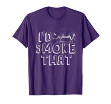 Ladda upp bild till gallerivisning, Funny shirts V-neck Tank top Hoodie sweatshirt usa uk au ca gifts for I'd Smoke That Pig Shirt - Funny BBQ Shirts for Men 4181407