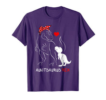 Ladda upp bild till gallerivisning, Auntsaurus Rex T-Shirt Funny Auntie Dinosaur Gifts Tshirt
