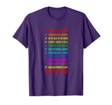 Ladda upp bild till gallerivisning, Funny shirts V-neck Tank top Hoodie sweatshirt usa uk au ca gifts for Earth is not flat Vaccines work Weve been to the moon Che 1242407