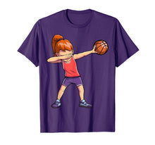 Ladda upp bild till gallerivisning, Funny shirts V-neck Tank top Hoodie sweatshirt usa uk au ca gifts for Dabbing Basketball T Shirt Girl Dab Dance T-shirt Gifts Tees 1527122