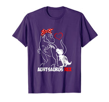 Ladda upp bild till gallerivisning, Funny shirts V-neck Tank top Hoodie sweatshirt usa uk au ca gifts for Womens Auntysaurus Rex Funny Auntie Dinosaur T-Shirt 263243