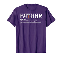 Ladda upp bild till gallerivisning, Fa-Thor Like Dad Just Way Mightier Hero TShirt 9243
