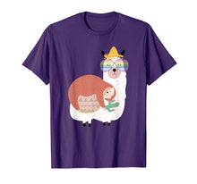 Ladda upp bild till gallerivisning, Funny Sloth Riding llama Alpaca T-Shirt 860113