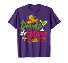 Ladda upp bild till gallerivisning, Funny shirts V-neck Tank top Hoodie sweatshirt usa uk au ca gifts for Drinko de Mayo T Shirt Men Women Mexican Sombrero Drinking 1421064