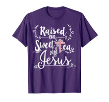 Ladda upp bild till gallerivisning, Funny shirts V-neck Tank top Hoodie sweatshirt usa uk au ca gifts for Raised on Sweet Tea & Jesus - Jesus Surfed Christian T-Shirt 1384066