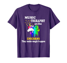 Ladda upp bild till gallerivisning, Funny shirts V-neck Tank top Hoodie sweatshirt usa uk au ca gifts for Funny Unicorn Gifts Shirt for Music Therapist Therapy 1855321