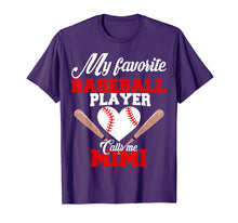 Ladda upp bild till gallerivisning, Funny shirts V-neck Tank top Hoodie sweatshirt usa uk au ca gifts for My Favorite Baseball Player Calls Me Mimi Shirt Womens Gift 1415857