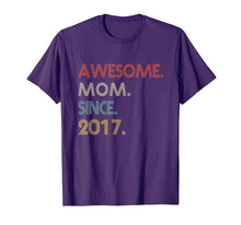 Ladda upp bild till gallerivisning, Funny shirts V-neck Tank top Hoodie sweatshirt usa uk au ca gifts for Awesome MOM Since 2017 Cute 2nd Mothers Day Gifts TShirt 525277
