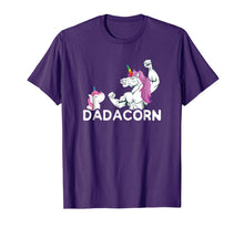 Ladda upp bild till gallerivisning, Dadacorn Unicorn Dad Gift T-Shirt 69808