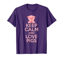 Ladda upp bild till gallerivisning, Funny shirts V-neck Tank top Hoodie sweatshirt usa uk au ca gifts for Keep Calm and Love Pigs T-Shirt 1305883