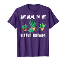 Ladda upp bild till gallerivisning, Say Aloe to My Little Friends Cactus Funny Succulent T-Shirt 1194017