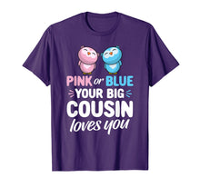 Ladda upp bild till gallerivisning, Funny shirts V-neck Tank top Hoodie sweatshirt usa uk au ca gifts for Pink Or Blue Your Big Cousin Loves You Shirt Cute Baby Owls 1306226