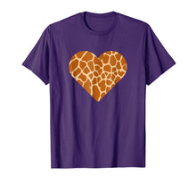Ladda upp bild till gallerivisning, Funny shirts V-neck Tank top Hoodie sweatshirt usa uk au ca gifts for Giraffe Print Heart T-shirt Cute Giraffe Lover Love Tee Gift 1215057