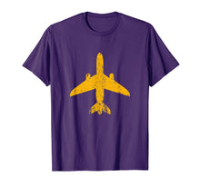 Ladda upp bild till gallerivisning, Funny shirts V-neck Tank top Hoodie sweatshirt usa uk au ca gifts for Distressed Yellow Jet Airplane Aviation Pilot Gifts Flying T-Shirt 2414578