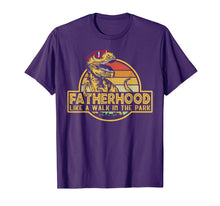 Ladda upp bild till gallerivisning, Fatherhood Like A Walk In The Park Father's Day Dad Gifts T-Shirt 38351