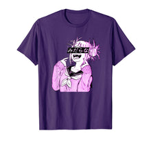 Ladda upp bild till gallerivisning, Waifu Anime Neko | Vaporwave | Glitch Manga Girl T-Shirt 160390
