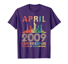 Ladda upp bild till gallerivisning, Funny shirts V-neck Tank top Hoodie sweatshirt usa uk au ca gifts for April 2009 T Shirt 10 Year Old Shirt 2009 Birthday Gift 4261997