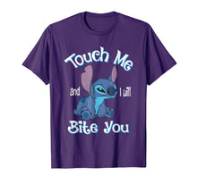 Ladda upp bild till gallerivisning, Funny shirts V-neck Tank top Hoodie sweatshirt usa uk au ca gifts for Stitch Touch Me And I Will Bite You Funny shirt for fans 179982