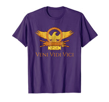 Ladda upp bild till gallerivisning, Funny shirts V-neck Tank top Hoodie sweatshirt usa uk au ca gifts for Julius Caesar Shirt - Veni Vidi Vici SPQR 2134383