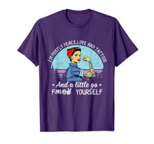 Ladda upp bild till gallerivisning, Im Mostly Peace Love And Tattoo strong women funny shirt 839740