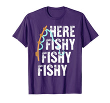 Ladda upp bild till gallerivisning, Funny shirts V-neck Tank top Hoodie sweatshirt usa uk au ca gifts for Here Fishy Fishy Lucky Fisherman T-Shirt: Fishing Game On 415753