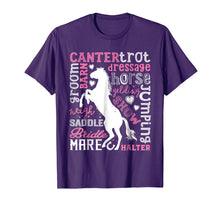 Ladda upp bild till gallerivisning, Horse T Shirt For Girls Women Gifts Horses Horseback Riding