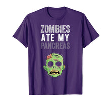 Ladda upp bild till gallerivisning, Zombies Ate My Pancreas Funny Diabetes Shirt for Kid Women 862453