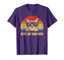 Ladda upp bild till gallerivisning, Vintage Best Cat Dad Ever T-Shirt Cat Daddy Father Gift Men