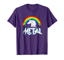 Ladda upp bild till gallerivisning, Metal Unicorn Funny Rocker Music Band Festival T Shirt Gift