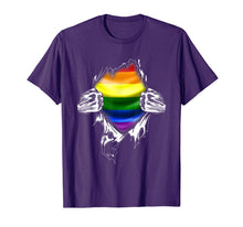 Ladda upp bild till gallerivisning, Superhero Ripping T Shirt LGBT Gay Pride Awareness Month 166399