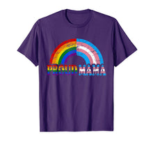Ladda upp bild till gallerivisning, Vintage proud mama flag Rainbow LGBT Transgender pride month T-Shirt 121830