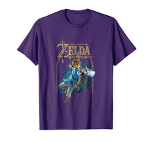 Ladda upp bild till gallerivisning, Zelda Breath Of The Wild Link Arch Shot Logo Graphic T-Shirt 125669