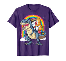 Ladda upp bild till gallerivisning, Funny shirts V-neck Tank top Hoodie sweatshirt usa uk au ca gifts for Cat Unicorn Dinosaur T rex T shirt Kitten lover Space Galaxy 319504