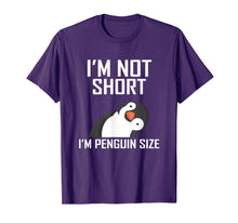 Ladda upp bild till gallerivisning, I'm not short I'm penguin size T-Shirt-247389