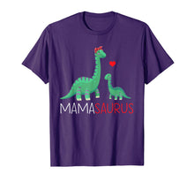 Ladda upp bild till gallerivisning, Mamasaurus T shirt T rex Mama Saurus Dinosaur Women Mom Gift-250755