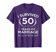 Ladda upp bild till gallerivisning, 50th Wedding Anniversary Gifts Couples Husband Wife 50 Years T-Shirt-439990