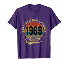 Ladda upp bild till gallerivisning, Awesome Since 1969 T-Shirt 50th Birthday Gifts 50 Year Old T-Shirt 104251