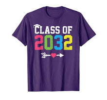 Ladda upp bild till gallerivisning, Class Of 2032 Grow With Me Graduation First Day Of School T-Shirt 113060