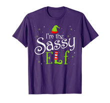Ladda upp bild till gallerivisning, I'm The Sassy Elf Matching Family Group Christmas Funny Xmas T-Shirt 209418