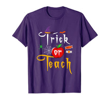 Ladda upp bild till gallerivisning, Trick or Teach Funny Halloween Gifts for Teachers T-Shirt 284138