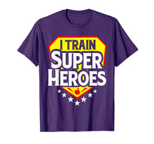 Ladda upp bild till gallerivisning, I Train Super Heroes T-Shirt For Teachers 148796
