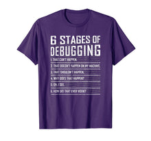 Ladda upp bild till gallerivisning, 6 Stages of Debugging Bug Coding Computer Funny Programmer T-Shirt-1555890