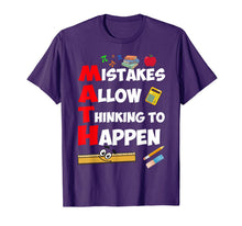 Ladda upp bild till gallerivisning, Mistakes Allow Thinking to Happen - Math Teacher T-Shirt 308659