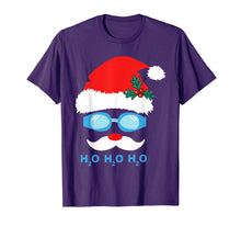 Ladda upp bild till gallerivisning, Funny shirts V-neck Tank top Hoodie sweatshirt usa uk au ca gifts for Ho Ho Ho H2O H2O H2O Swimming Gifts Santa Claus Swimmer T-Shirt 804480