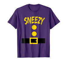 Ladda upp bild till gallerivisning, Dwarf Costume T-Shirt - Funny Halloween Gift Idea - Sneezy 36346