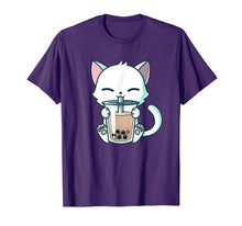 Ladda upp bild till gallerivisning, Boba Cat Drinking Boba Kitten Kawaii Japanese Kitty TShirt T-Shirt851931