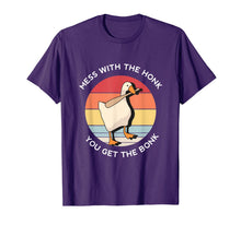Ladda upp bild till gallerivisning, Mess With The Honk You Get The Bonk Goose Memes Gifts T-Shirt